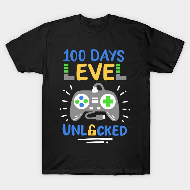 100 Days of School Video Games T-Shirt by KAWAIITEE